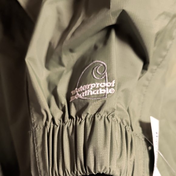 Carhartt Acadia Olive Hooded Windbreaker Rain Jacket Size L NWOT MSRP $104.99 - Picture 9 of 11